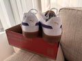 PUMA Carina Trainers UK 4.5 EU 37.5 White Purple Gum Sole BNIB Women’s