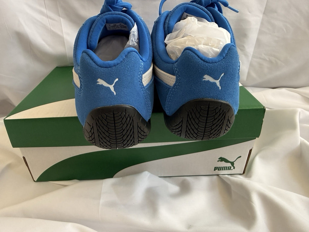 PUMA Turin 3 Trainers Blue White UK 6 EU 39 Suede Casual Shoes BNIB