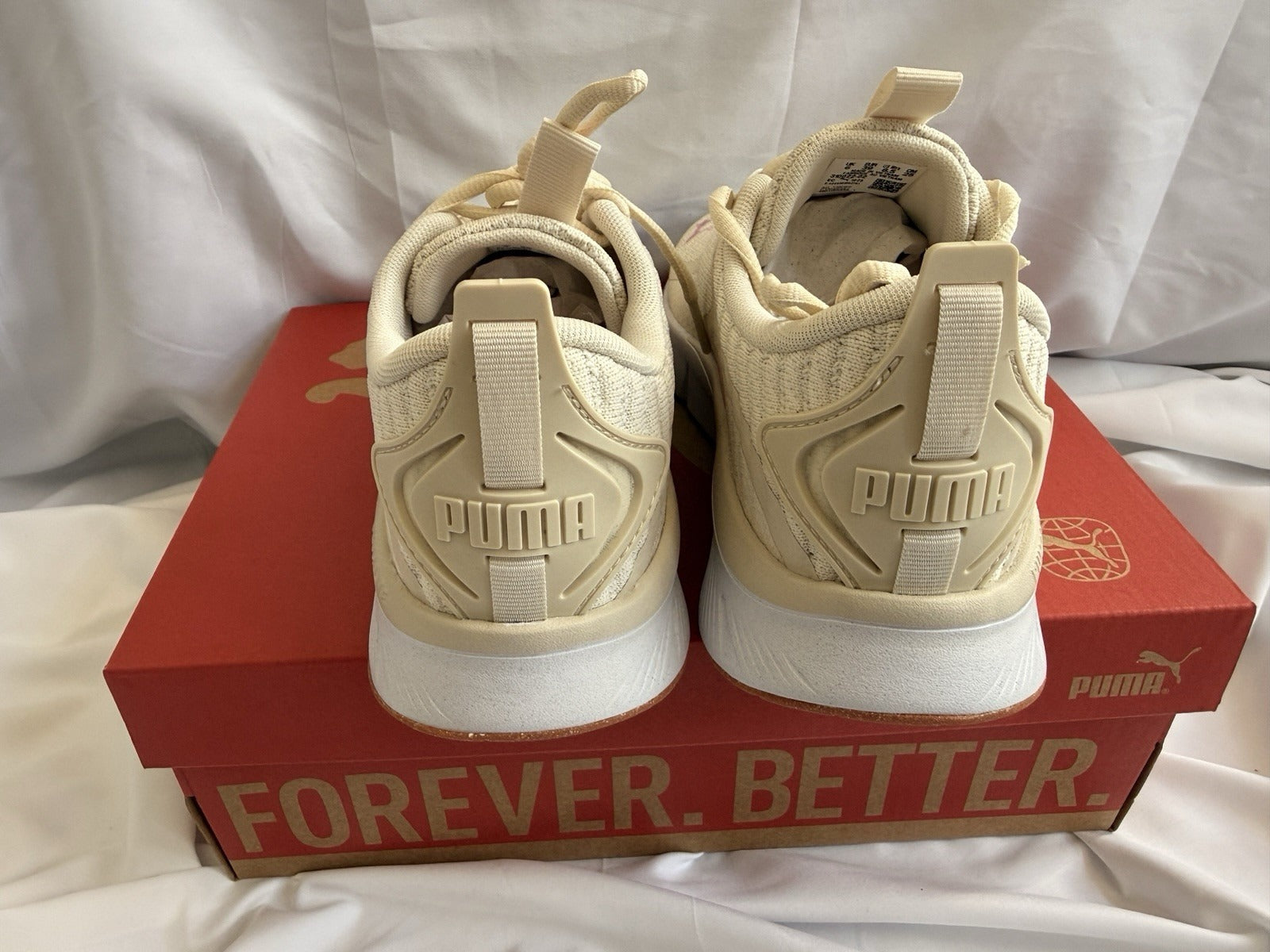 PUMA Softride Enzo Evo Trainers UK 6 EU 39 White Pink BNIB Women’s 310022-02