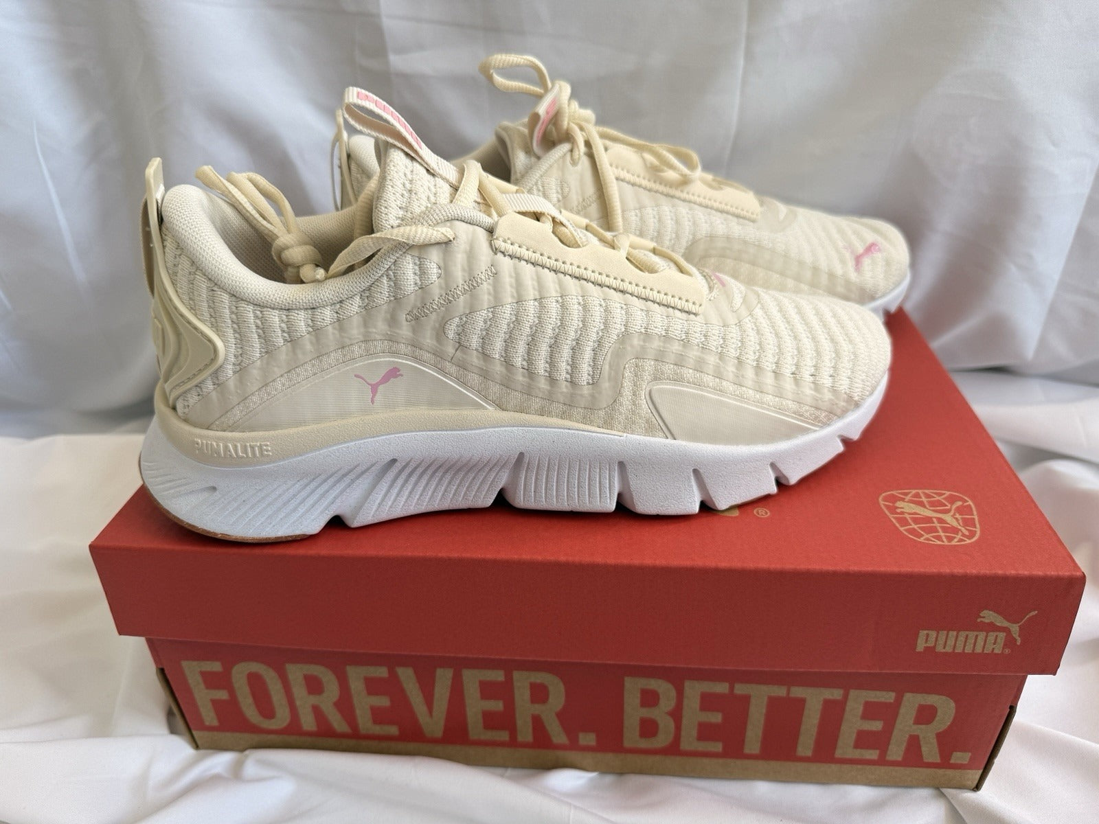 PUMA Softride Enzo Evo Trainers UK 6 EU 39 White Pink BNIB Women’s 310022-02