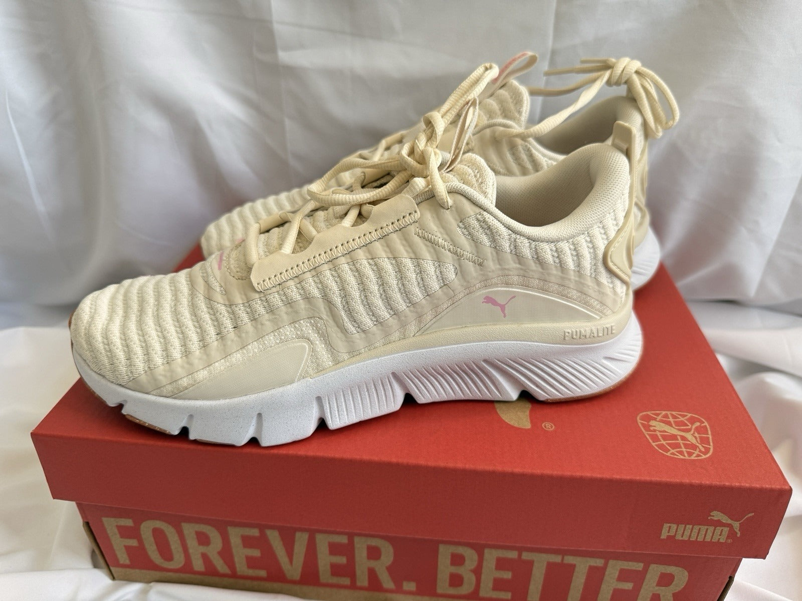 PUMA Softride Enzo Evo Trainers UK 6 EU 39 White Pink BNIB Women’s 310022-02