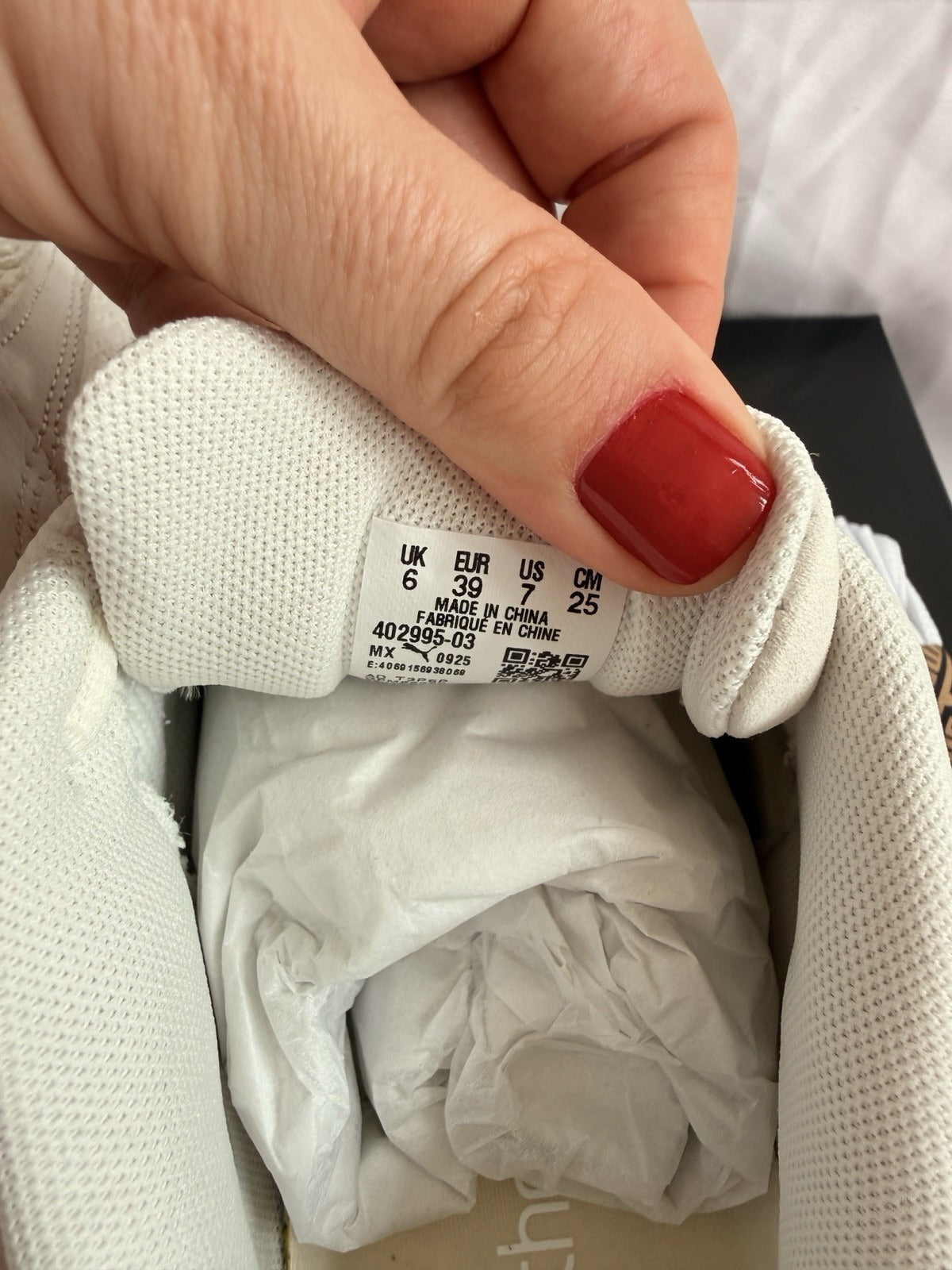 PUMA Speedcat Plus Trainers UK 6 EU 39 Warm White White BNIB 402995-03