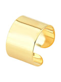 Gold-Plated Smooth Statement Ring