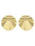 Organic Textured Statement Earrings