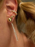 Sphere Chain Earrings | 18k Gold Plated