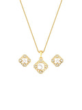 Heart Square Jewellery Set
