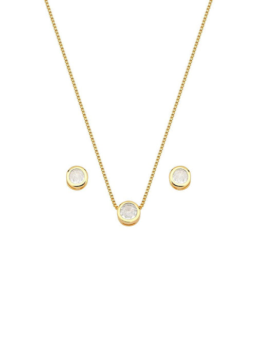 Classic Solitaire Jewellery Set