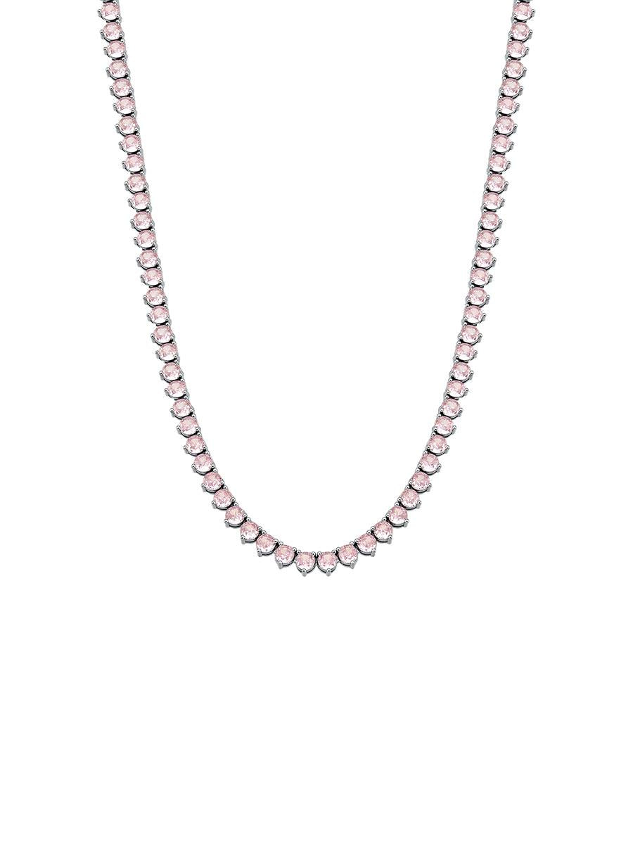 Luxury Pink Kunzite Riviera Necklace