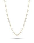 Pearl Heart Choker Necklace