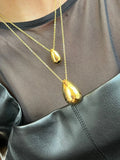 Colar Gota P Lisa em Banho de Ouro | 18k Gold Plated