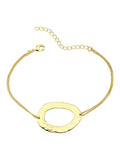 Organic Hammered Bracelet