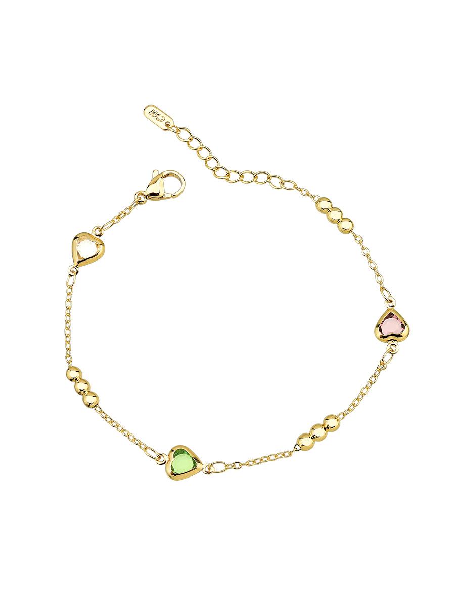 Colourful Heart Beaded Bracelet