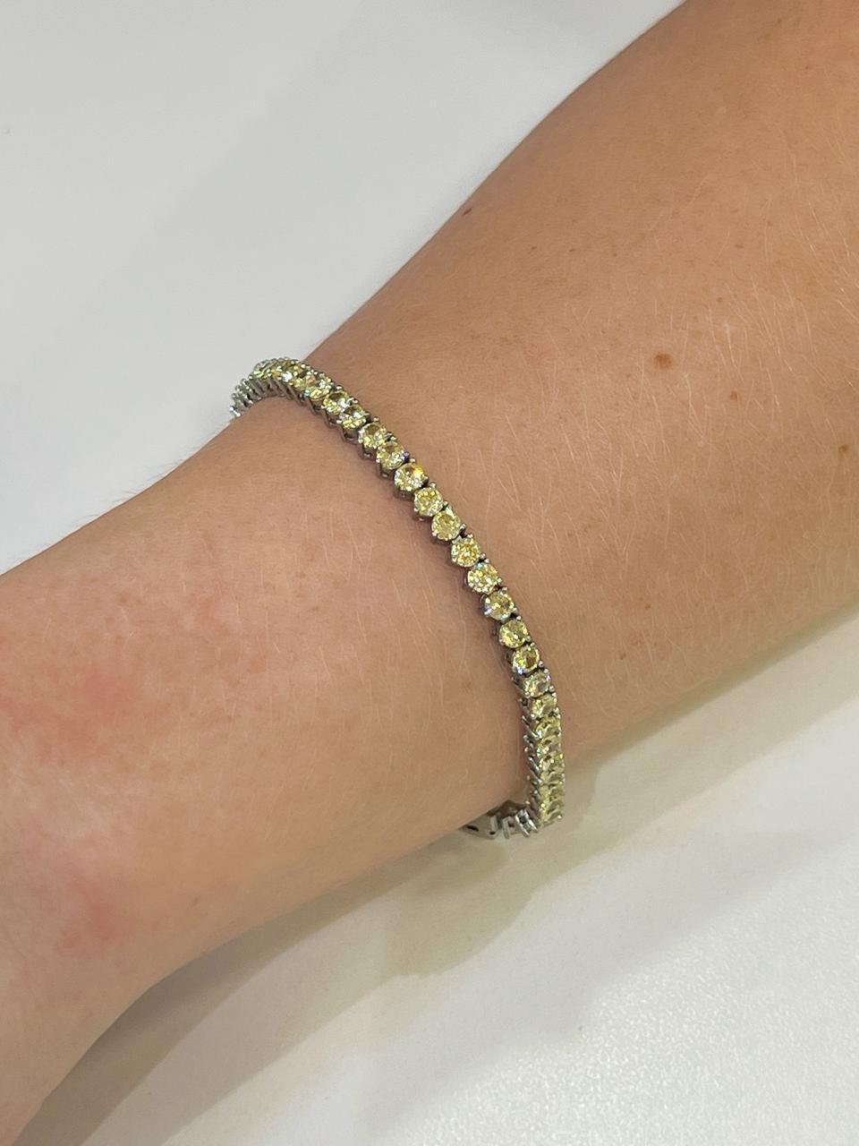 Luxury Citrine Riviera Bracelet