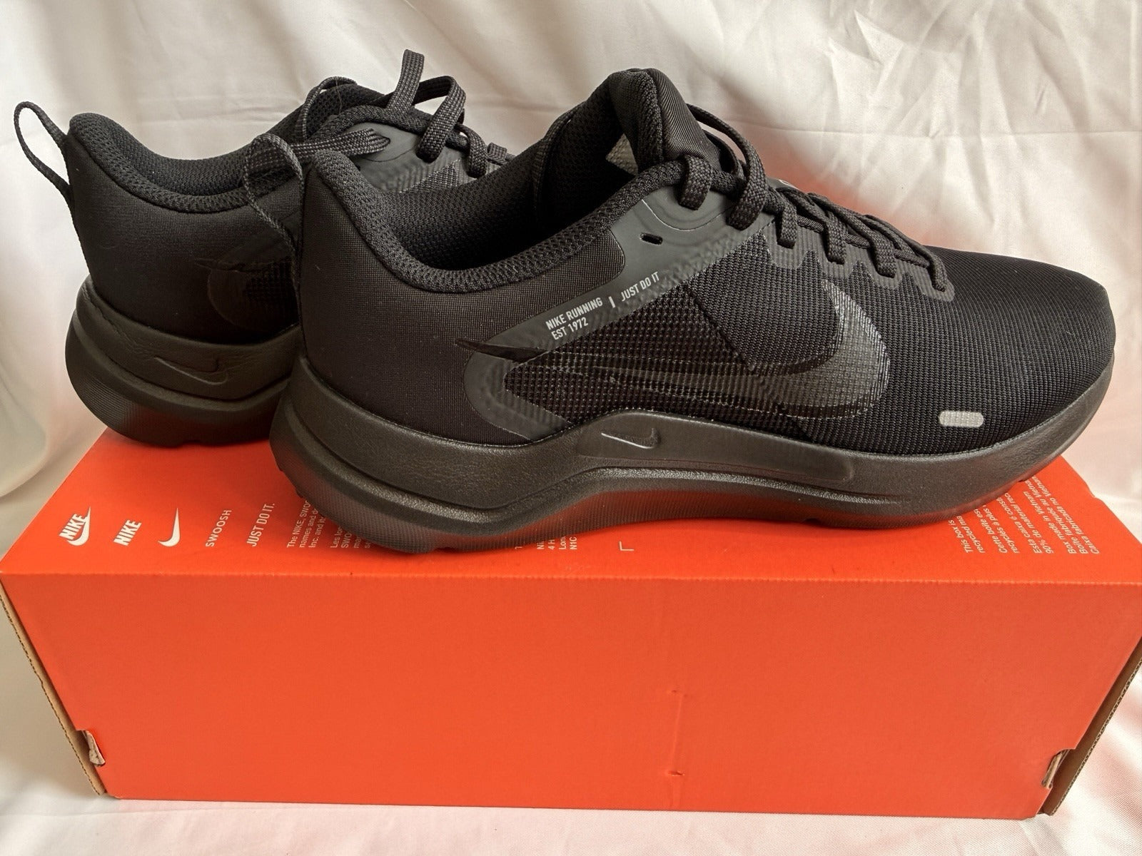 Nike Downshifter 12 Women’s Running Shoes Black FULL BOX Size UK 5✅ DD9294-002