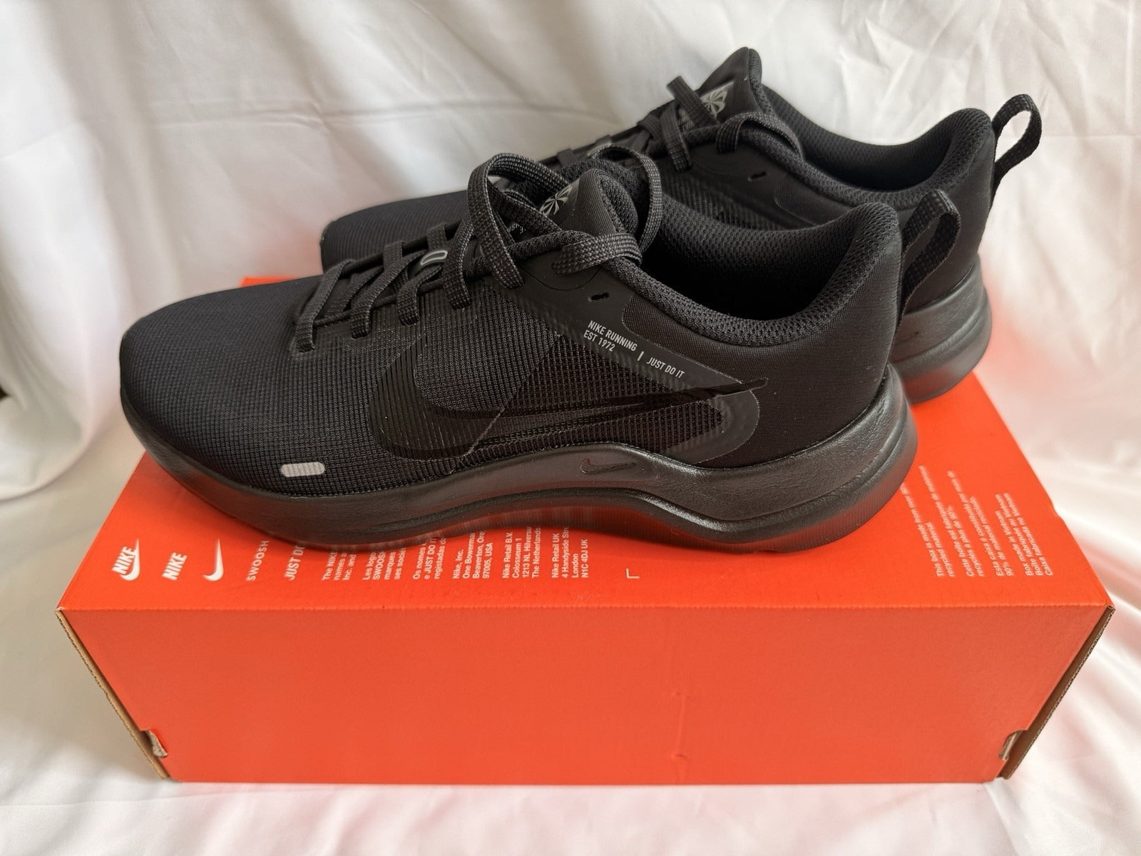 Nike Downshifter 12 Women’s Running Shoes Black FULL BOX Size UK 5✅ DD9294-002