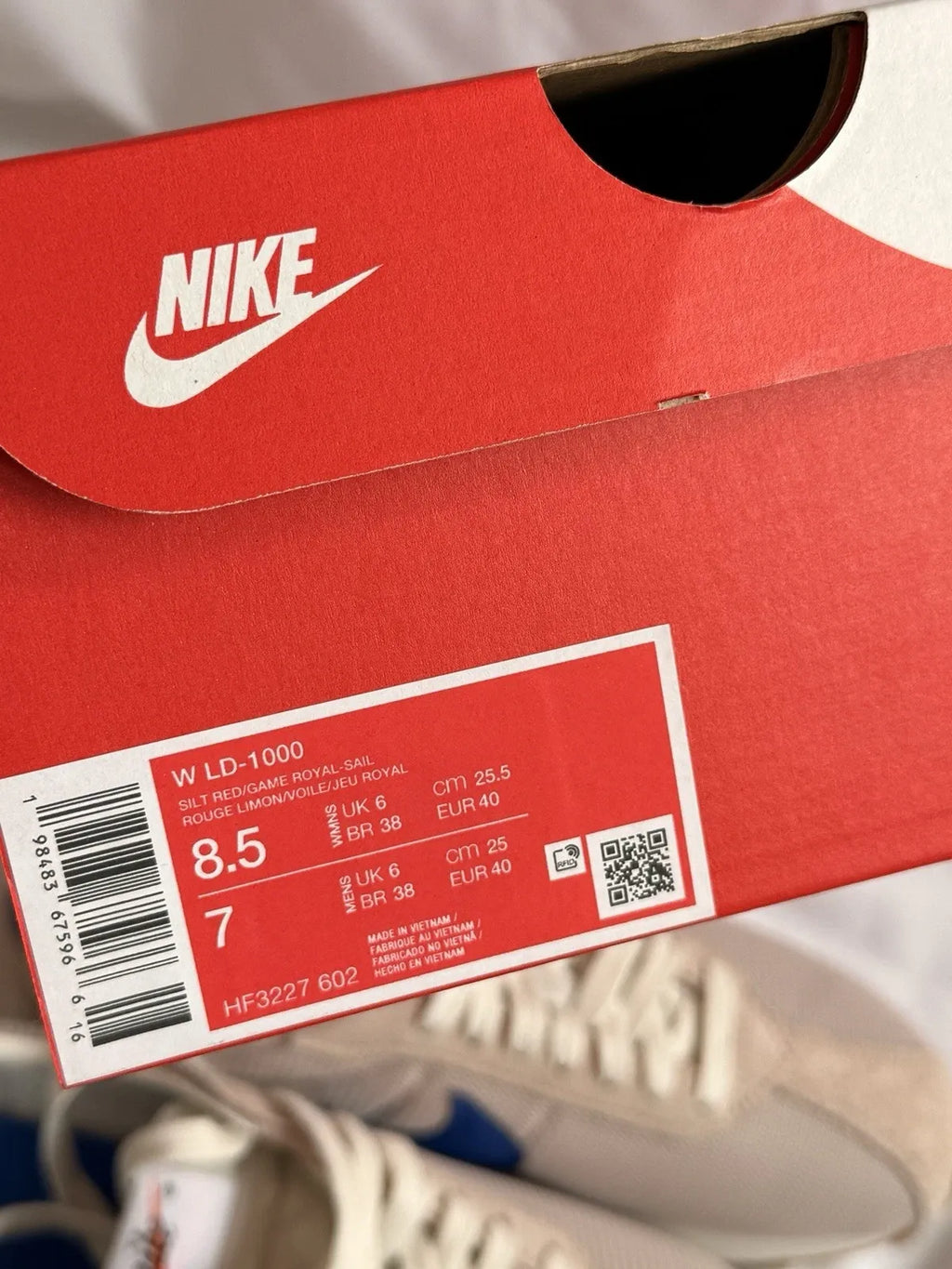 Nike LD-1000 Trainers Silt Red Game Royal UK 6.5 EU 40 Retro BNIB HF3227-602
